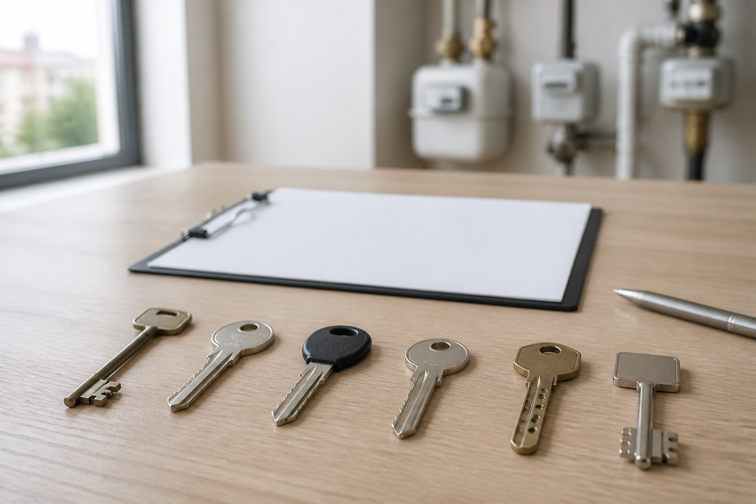 Editoriales Motiv zum Thema Immobilienübergabe sauber protokollieren